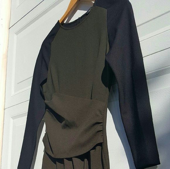 Zara WOMANS Faux Wrap Dress - Picture 4 of 8